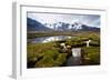 A Bog Lies across the Way from Mt. Sunchuli and Reflects the Peaks of the Apolobamba Range, Bolivia-Sergio Ballivian-Framed Photographic Print