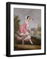 A Bolero Dancer-Antonio Cabral Bejarano-Framed Giclee Print