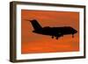 A Bombardier Challenger Cl-600 Private Jet in Flight over Italy-null-Framed Premium Photographic Print