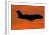 A Bombardier Challenger Cl-600 Private Jet in Flight over Italy-null-Framed Photographic Print