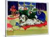 A Bone for Christmas-Diane Matthes-Stretched Canvas