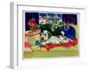 A Bone for Christmas-Diane Matthes-Framed Giclee Print