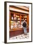 A Book Shop in Passage Jouffroy, Central Paris, France, Europe-Julian Elliott-Framed Photographic Print