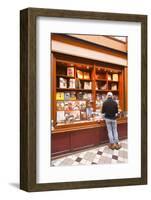 A Book Shop in Passage Jouffroy, Central Paris, France, Europe-Julian Elliott-Framed Photographic Print