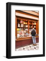 A Book Shop in Passage Jouffroy, Central Paris, France, Europe-Julian Elliott-Framed Photographic Print