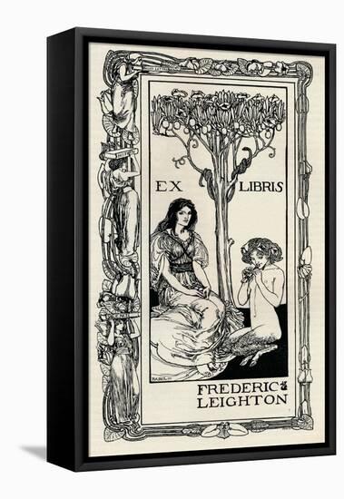 'A Bookplate', 1894, (1894)-Robert Anning Bell-Framed Stretched Canvas