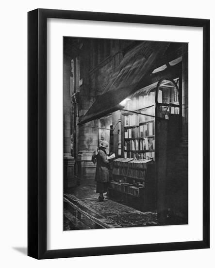 A Bookshop in Bloomsbury, London, 1926-1927-HW Fincham-Framed Giclee Print