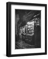 A Bookshop in Bloomsbury, London, 1926-1927-HW Fincham-Framed Premium Giclee Print