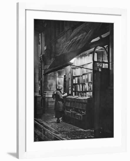 A Bookshop in Bloomsbury, London, 1926-1927-HW Fincham-Framed Giclee Print