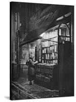 A Bookshop in Bloomsbury, London, 1926-1927-HW Fincham-Stretched Canvas