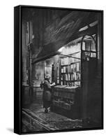 A Bookshop in Bloomsbury, London, 1926-1927-HW Fincham-Framed Stretched Canvas