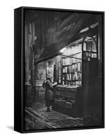 A Bookshop in Bloomsbury, London, 1926-1927-HW Fincham-Framed Stretched Canvas