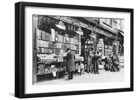 A Bookshop in Charing Cross Road, London, 1926-1927-McLeish-Framed Giclee Print