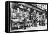 A Bookshop in Charing Cross Road, London, 1926-1927-McLeish-Framed Stretched Canvas