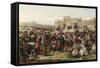 A Border Fair, C.1865-John Ritchie-Framed Stretched Canvas