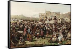 A Border Fair, C.1865-John Ritchie-Framed Stretched Canvas