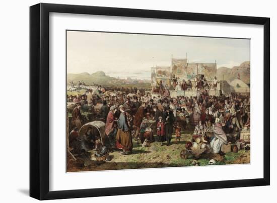 A Border Fair, C.1865-John Ritchie-Framed Giclee Print