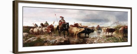 A Border Raid on an English Castle, 1880-Richard Beavis-Framed Premium Giclee Print