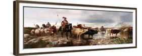 A Border Raid on an English Castle, 1880-Richard Beavis-Framed Premium Giclee Print