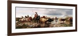 A Border Raid on an English Castle, 1880-Richard Beavis-Framed Giclee Print