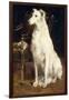 A Borzoi by a Chair-St. George Hare-Framed Giclee Print