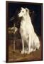 A Borzoi by a Chair-St. George Hare-Framed Giclee Print