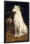 A Borzoi by a Chair-St. George Hare-Framed Giclee Print