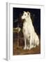 A Borzoi by a Chair-St. George Hare-Framed Giclee Print