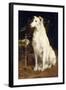 A Borzoi by a Chair-St. George Hare-Framed Giclee Print