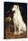A Borzoi by a Chair-St. George Hare-Stretched Canvas
