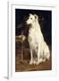 A Borzoi by a Chair-St. George Hare-Framed Premium Giclee Print