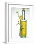 A Bottle of Rapeseed Oil with Flowers-Bodo A^ Schieren-Framed Photographic Print