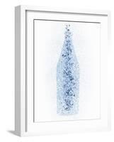 A Bottle with Water Pearls-Petr Gross-Framed Photographic Print