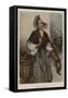 A Boulogne Fisherwoman-Davidson Knowles-Framed Stretched Canvas
