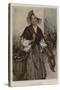 A Boulogne Fisherwoman-Davidson Knowles-Stretched Canvas