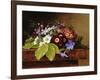 A Bouquet of Apple and Cherry Blossoms, and Primula-Johan Laurentz Jensen-Framed Giclee Print