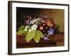 A Bouquet of Apple and Cherry Blossoms, and Primula-Johan Laurentz Jensen-Framed Giclee Print