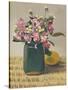 A Bouquet OF Flowers and a Lemon, 1924-Félix Vallotton-Stretched Canvas