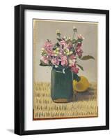 A Bouquet of Flowers and a Lemon, 1924-F?lix Vallotton-Framed Giclee Print