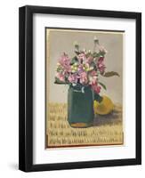 A Bouquet of Flowers and a Lemon, 1924-F?lix Vallotton-Framed Giclee Print