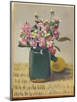 A Bouquet of Flowers and a Lemon, 1924-F?lix Vallotton-Mounted Giclee Print