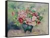 A Bouquet of Flowers-Pierre-Auguste Renoir-Framed Stretched Canvas