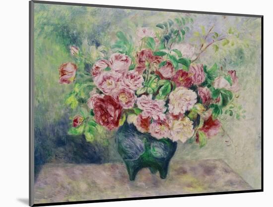 A Bouquet of Flowers-Pierre-Auguste Renoir-Mounted Giclee Print