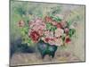 A Bouquet of Flowers-Pierre-Auguste Renoir-Mounted Premium Giclee Print