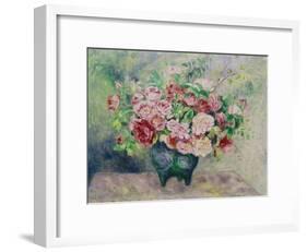 A Bouquet of Flowers-Pierre-Auguste Renoir-Framed Giclee Print