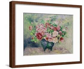 A Bouquet of Flowers-Pierre-Auguste Renoir-Framed Giclee Print