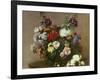 A Bouquet of Mixed Flowers, 1881-Henri Fantin-Latour-Framed Giclee Print