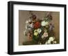 A Bouquet of Mixed Flowers, 1881-Henri Fantin-Latour-Framed Giclee Print