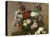 A Bouquet of Mixed Flowers, 1881-Henri Fantin-Latour-Stretched Canvas