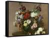 A Bouquet of Mixed Flowers, 1881-Henri Fantin-Latour-Framed Stretched Canvas